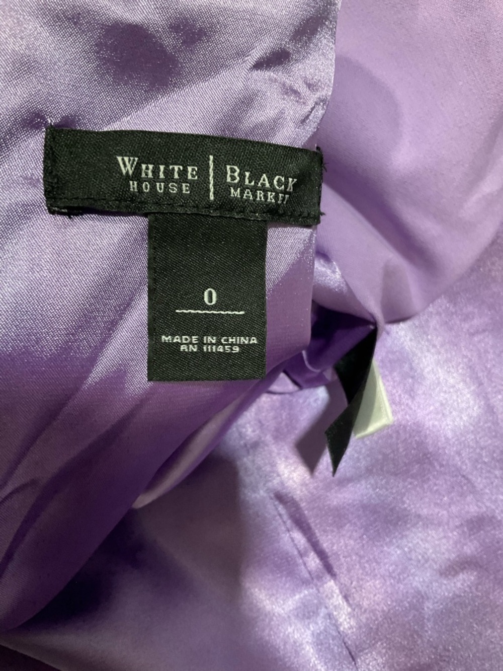 WHITE HOUSE BLACK MARKET LILAC LAVENDER PEPLUM DRESS - Picture 4 of 10